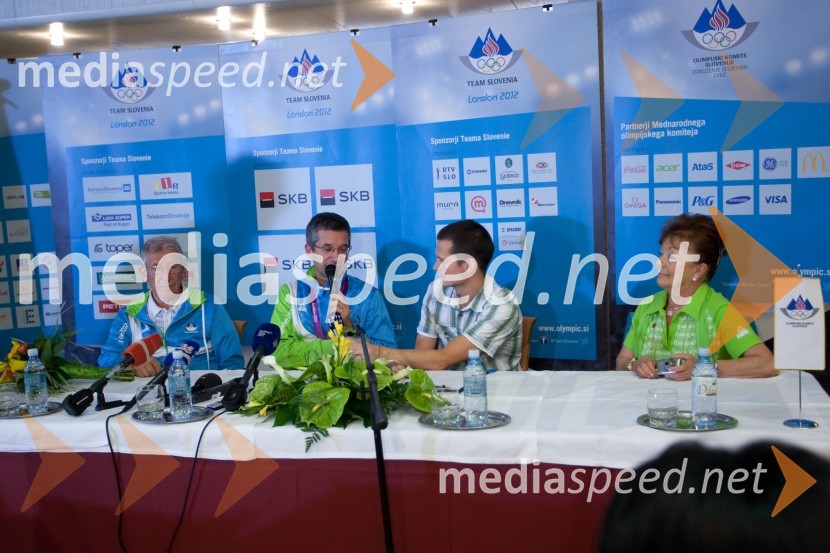 Rajmond Debevec, prihod bronastega olimpijca v Slovenijo