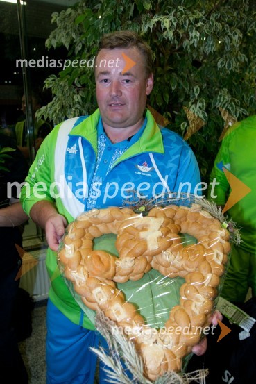 Boštjan Maček, strelecRajmond Debevec, prihod bronastega olimpijca v Slovenijo