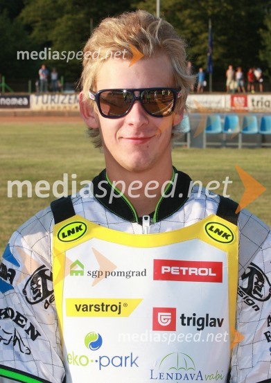 Nikolaj Jakobsen ( Danska)Speedway, Janowski zmagovalec finala SP U-21 v Lendavi