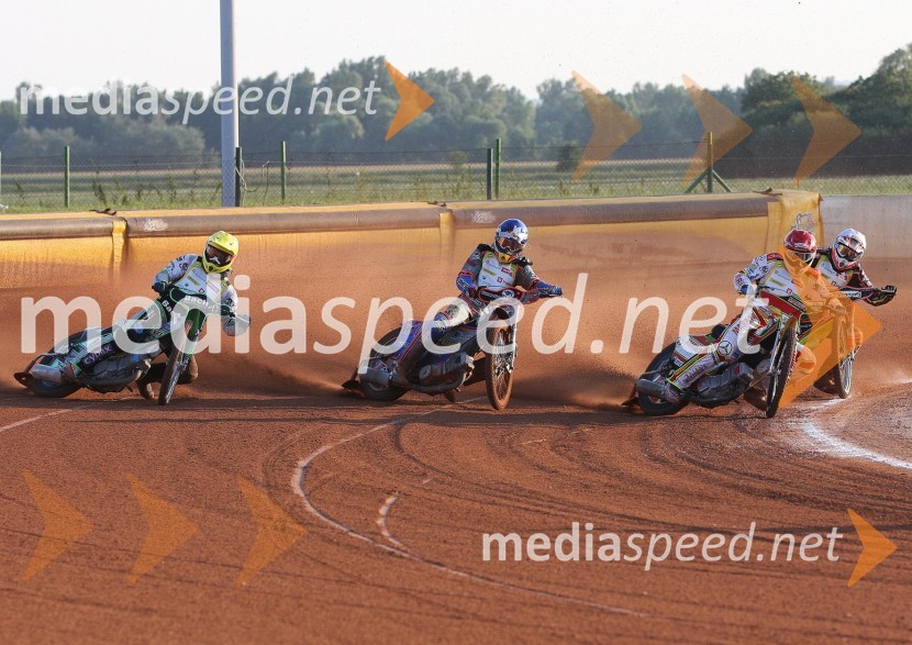 Nikolaj Jakobsen (Danska), Mikkel B. Jensen (Danska), Przemyslaw Pawlicki (Poljska) in Michael Jepsen Jensen (Danska)Speedway, Janowski zmagovalec finala SP U-21 v Lendavi