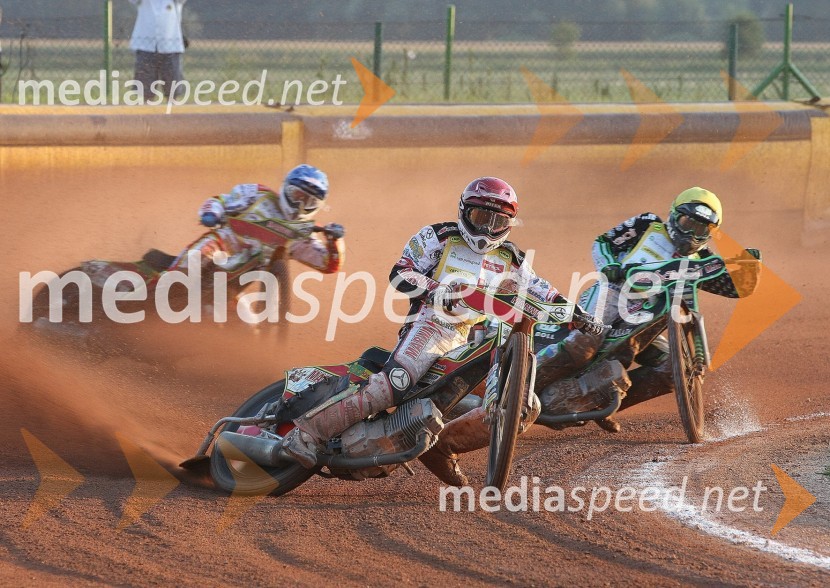 Piotr Pawlicki (Poljska), Patryk Dudek (Poljska) in Przemyslaw Pawlicki (Poljska)Speedway, Janowski zmagovalec finala SP U-21 v Lendavi