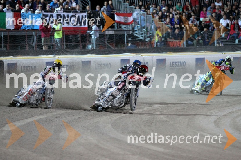 Greg Hancock (ZDA), Tomasz Gollob (Poljska), Bjarne Pedersen (Danska), Antonio Lindbaeck (Švedska)Speedway, Grand Prix 2012, VN Italije