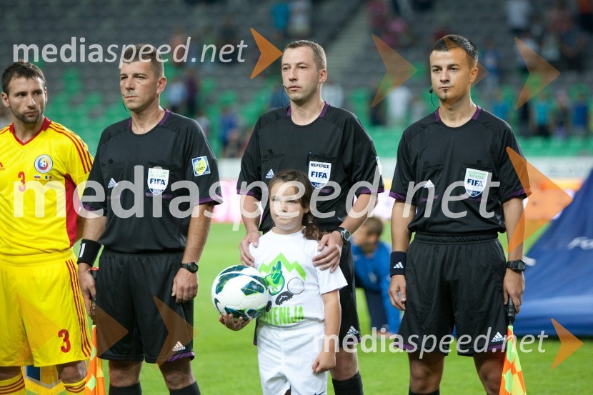SodnikiSlovenija – Romunija, nogometna tekma pred začetkom kvalifikacij za SP 2014