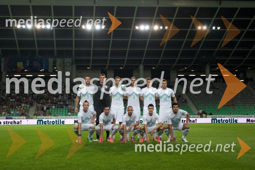 Slovenski nogometašiSlovenija – Romunija, nogometna tekma pred začetkom kvalifikacij za SP 2014