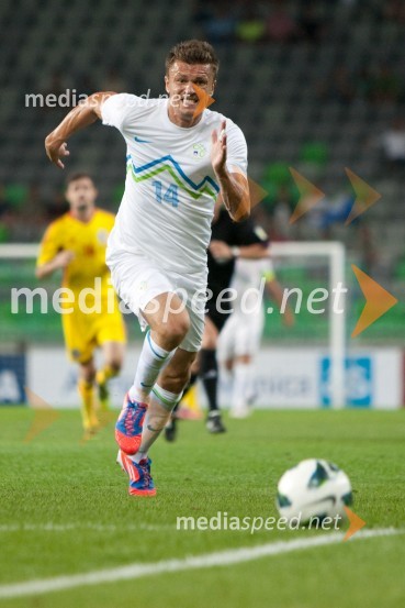 Zlatko Dedič, nogometašSlovenija – Romunija, nogometna tekma pred začetkom kvalifikacij za SP 2014