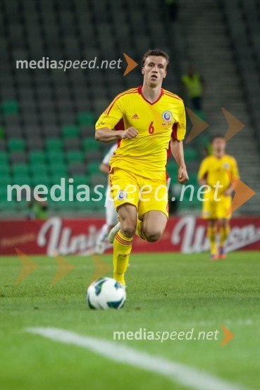Vlad Chiriches, nogometašSlovenija – Romunija, nogometna tekma pred začetkom kvalifikacij za SP 2014
