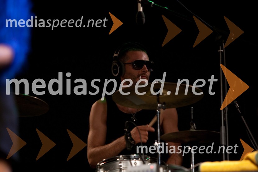 Ivan Levačić, bobnarLollobrigida, koncert skupine na 9. Kamfestu