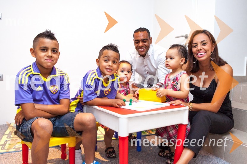 Marcos Tavares, nogometaš NK Maribor in družinaMarcos Tavares, nogometaš