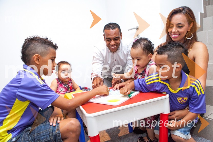 Marcos Tavares, nogometaš NK Maribor in družinaMarcos Tavares, nogometaš