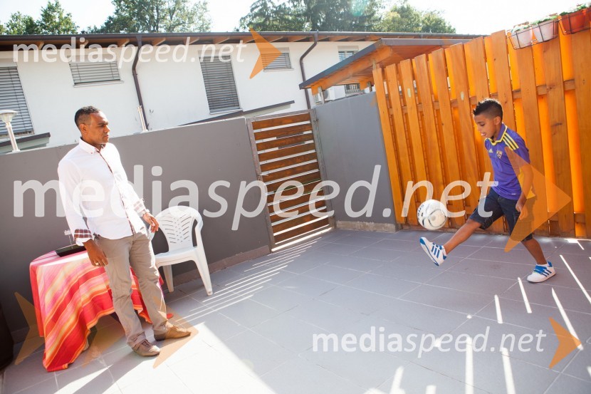 Marcos Tavares, nogometaš NK Maribor in družinaMarcos Tavares, nogometaš