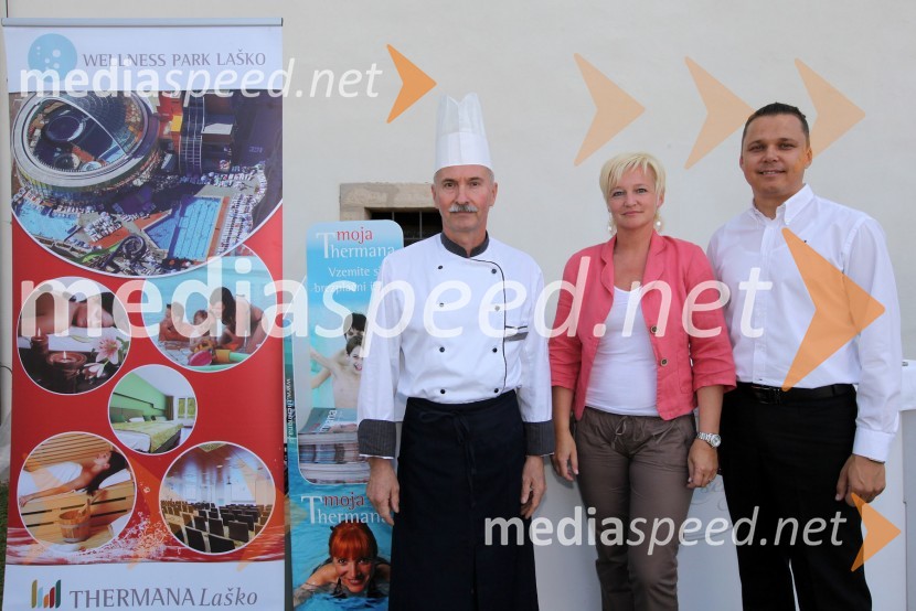 Josip Jošt, Tatjana Klinar, Boštjan Humski, Thermana Laško3. Salon Traminec 2012