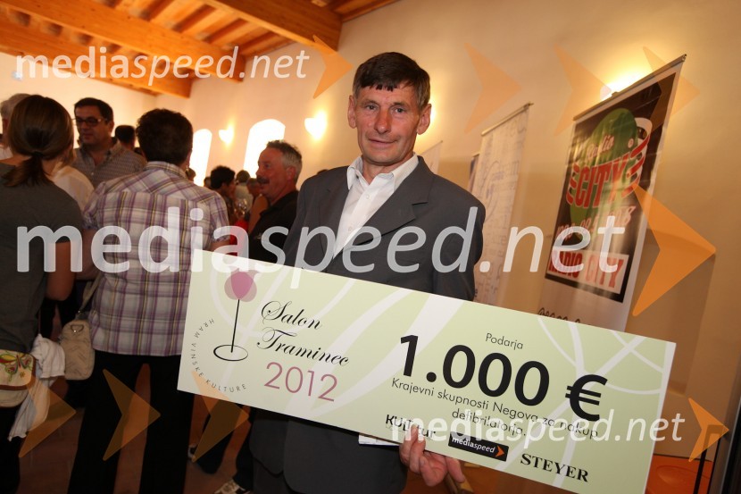 Miroslav Rožman, predsednik sveta Krajevne skupnosti Negova3. Salon Traminec 2012