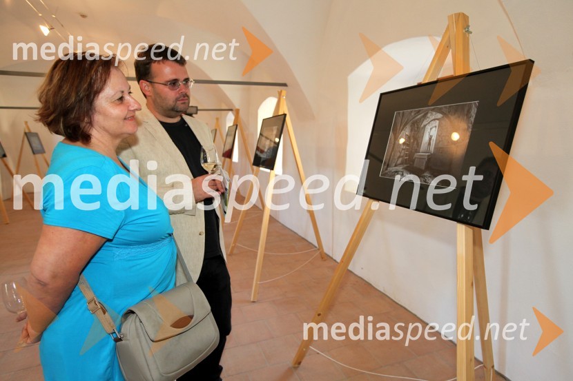 Vanja Borovac, samostojna svetovalka za promocijo Univerze v Maribor in Alan Kavčič, predstavnik za odnose z javnostmi SNG Maribor3. Salon Traminec 2012