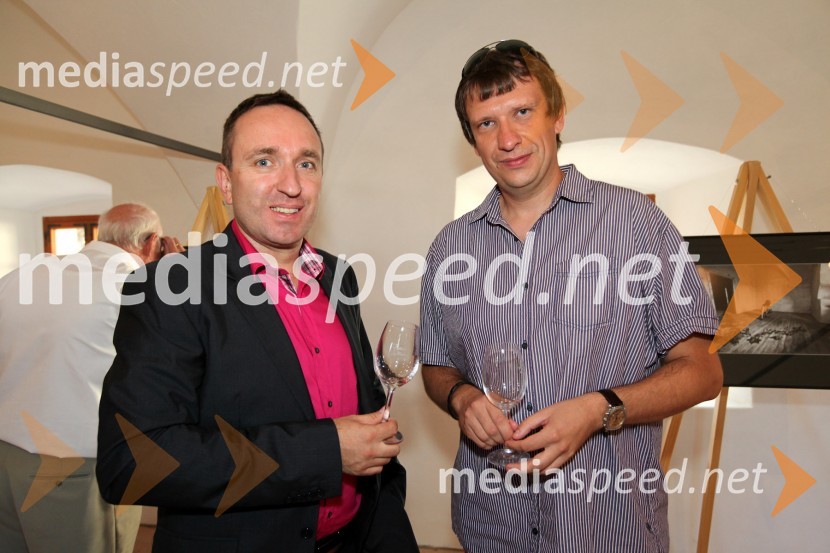 Borut Cvetko, direktor Mediaspeed in dr. Iztok Palčič, Fakulteta za strojništvo UM3. Salon Traminec 2012