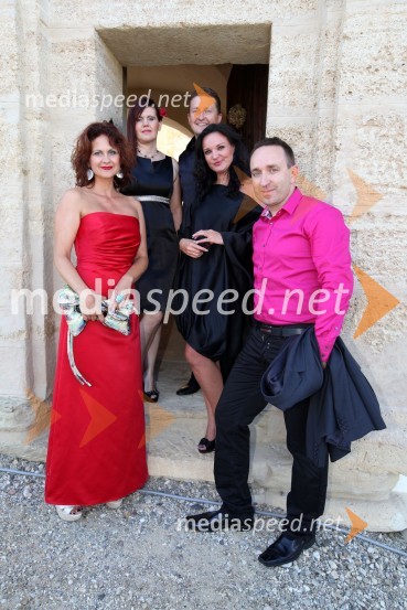 Magda Steyer, Steyer vina, Danilo Steyer, Steyer vina, Alenka Gotar, operna pevka, mag. Norma Bale, direktorica Kultprotur, Borut Cvetko, direktor Mediaspeed3. Salon Traminec 2012
