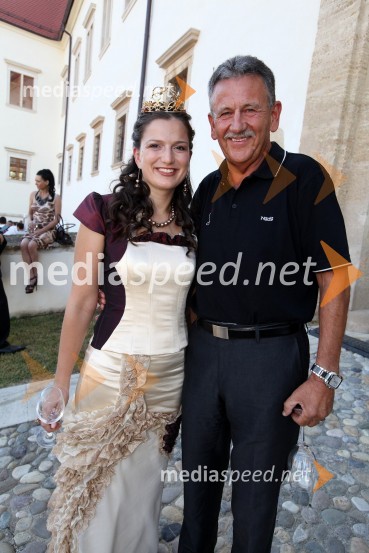 Martina Baškovič, Vinska kraljica Slovenije 201, Anton Kampuš, župan občine Gornja Radgona3. Salon Traminec 2012