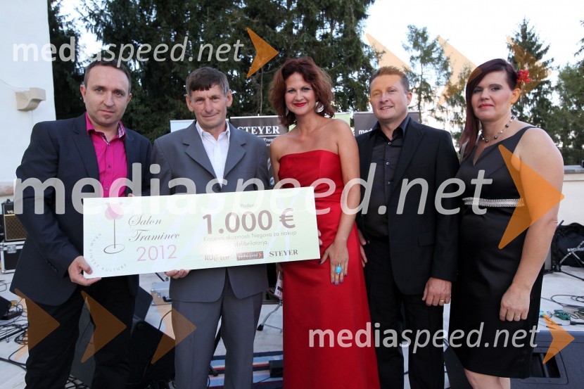 	Borut Cvetko, direktor Mediaspeed, Miroslav Rožman, predsednik sveta Krajevne skupnosti Negova, mag. Norma Bale, direktorica Kultprotur, Danilo Steyer, Steyer vina in Magda Steyer, Steyer vina3. Salon Traminec 2012