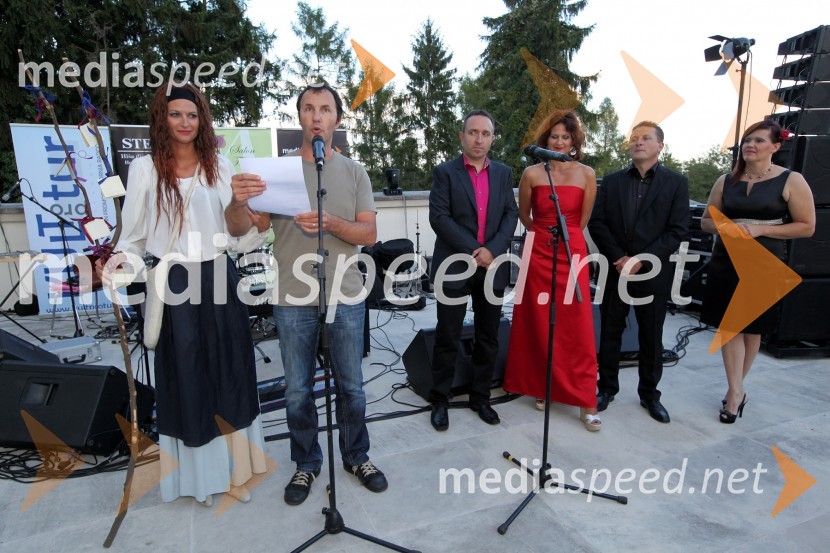 	Apolonija, Jernej Dirnbek, Mi2, Borut Cvetko, direktor Mediaspeed, mag. Norma Bale, direktorica Kultprotur, Danilo Steyer, Steyer vina in Magda Steyer, Steyer vina3. Salon Traminec 2012