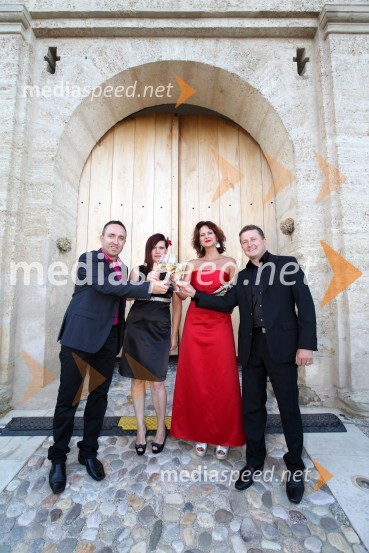 	Borut Cvetko, direktor Mediaspeed, Magda Steyer, Steyer vina, mag. Norma Bale, direktorica Kultprotur, Danilo Steyer, Steyer vina3. Salon Traminec 2012