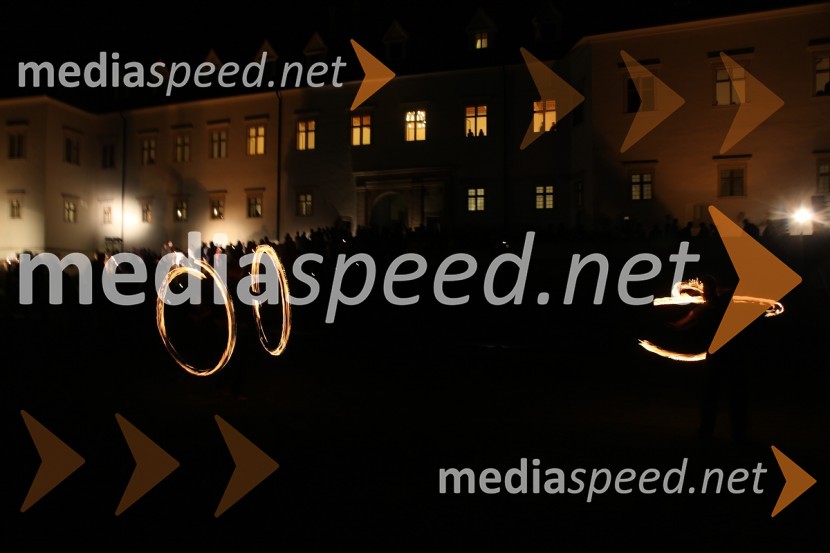 Neža Cigler in Maja Črešnik, poulični umetnici3. Salon Traminec 2012