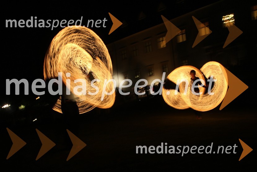 Neža Cigler in Maja Črešnik, poulični umetnici3. Salon Traminec 2012