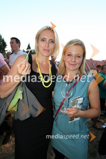 Irena Pavčič, direktorica PR oddelka Publicis in Katja Ertl, novinarka Večer3. Salon Traminec 2012