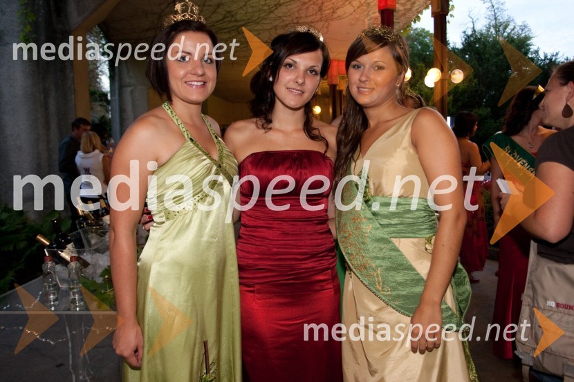 Tina Rajh, 2. cerkvenjaška vinska kraljica, Tjaša Metelko, cvičkova princesa 2012, Špela Borko, kogovska vinska kraljica,Ženske in vino Slovenija