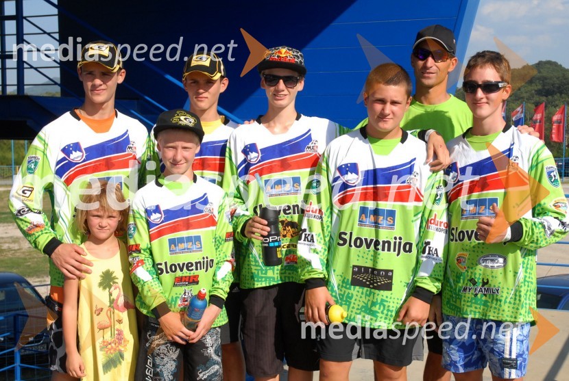 Team SlovenijaTim Gajser postal svetovni mladinski prvak v motokrosu