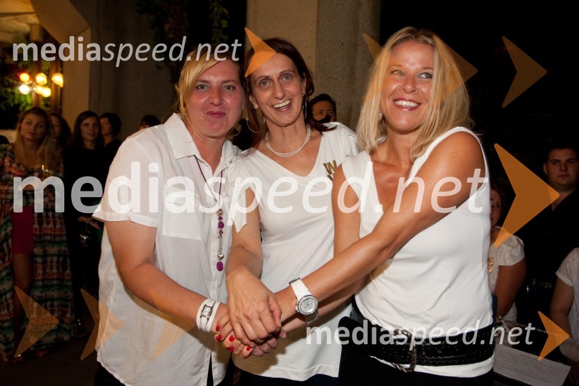 Anita Mavrič, Katja Kabaj Morelj in Petra RutarŽenske in vino Slovenija