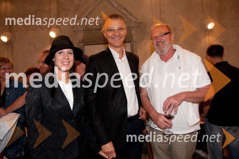 Katarina, oče dr. Igor Lukšič, nekdanji minister za šolstvo in šport in Anton Colarič, nekdanji podžupan Mestne občine LjubljanaFestival Ljubljana 2012: koncert Vlado Kreslin