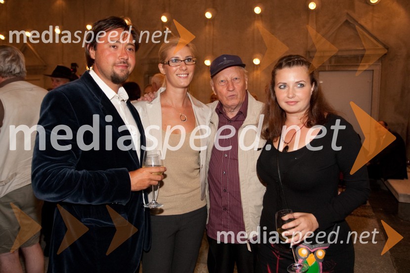 Gal Gjurin, glasbenik, Marjeta Premrov,  Milan Kreslin, oče Vlada Kreslina, Simona Lucija Dvoršak, Agencija za stike z mestom Dunaj inFestival Ljubljana 2012: koncert Vlado Kreslin