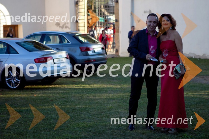 Borut Cvetko, direktor Mediaspeed in mag. Norma Bale, direktorica Kultprotur3. Salon Traminec 2012