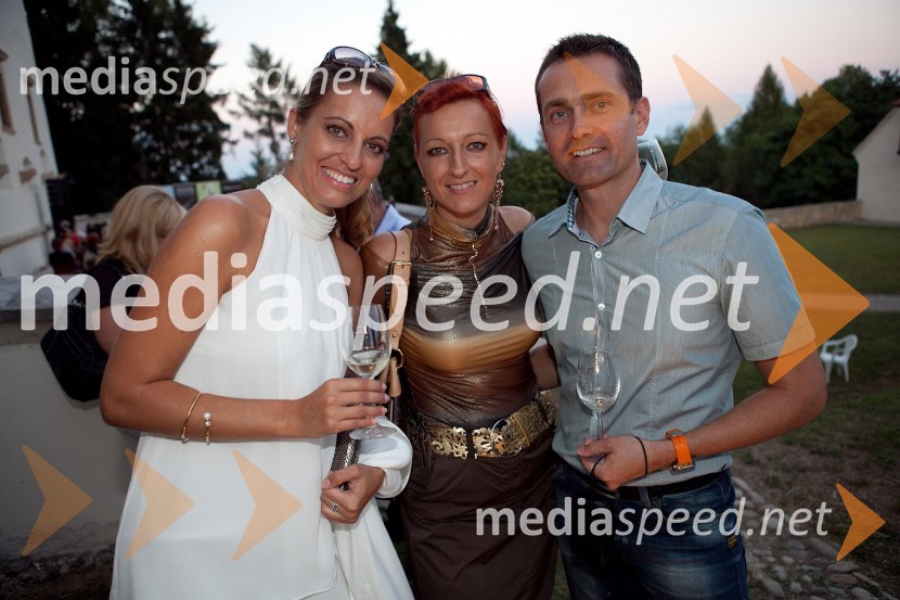 Mihaela Margan - Miša, novinarka, Valerija Frangež, Hiša penine Frangež in Gorazd Kocbek, Oljarna Kocbek3. Salon Traminec 2012