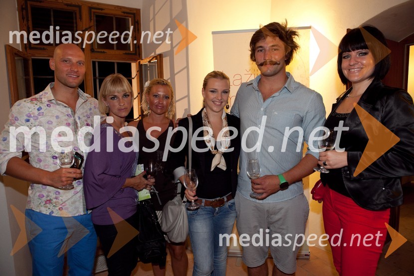 Primož Rošker, ..., ...,  Anja Sever, Filip Flisar, smučar prostega sloga in ...3. Salon Traminec 2012