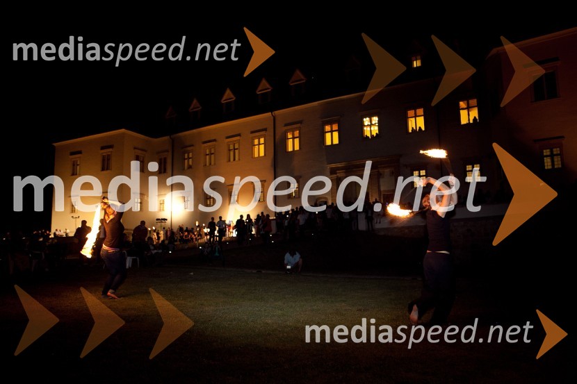 Neža Cigler in Maja Črešnik, poulični umetnici3. Salon Traminec 2012