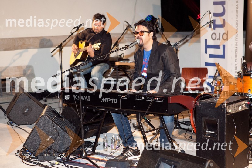 Petar Grašo, hrvaški pevec z bandom3. Salon Traminec 2012