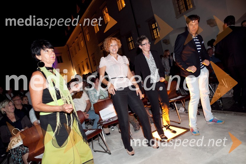 ..., Mateja Štabuc, Vinag, ... in Franci Breznik ml., poslanec3. Salon Traminec 2012