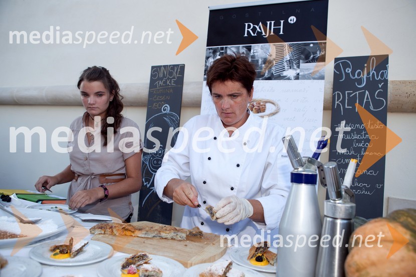 ... in Metka Jerebic, kuharica Gostilna Rajh3. Salon Traminec 2012