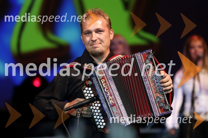 Alex Vlašič, član ansambla KolovratPop design, zaključni koncert