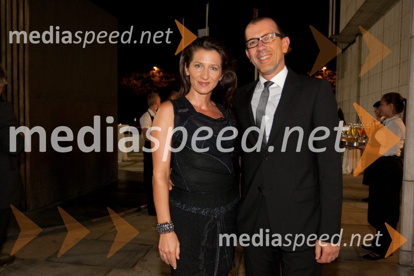 Betka Šuhel Mikolič, BPR in soprog Dean MikoličFestival Ljubljana 2012: Orkester Mariinskega gledališča iz Sankt Peterburga, koncert