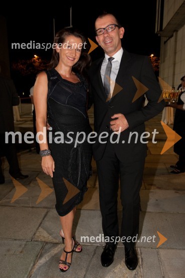 Betka Šuhel Mikolič, BPR in soprog Dean MikoličFestival Ljubljana 2012: Orkester Mariinskega gledališča iz Sankt Peterburga, koncert