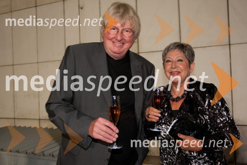 Lovrenc Blaž Arnič, dirigent in soproga Zlatomira Nikolova, operna pevkaFestival Ljubljana 2012: Orkester Mariinskega gledališča iz Sankt Peterburga, koncert