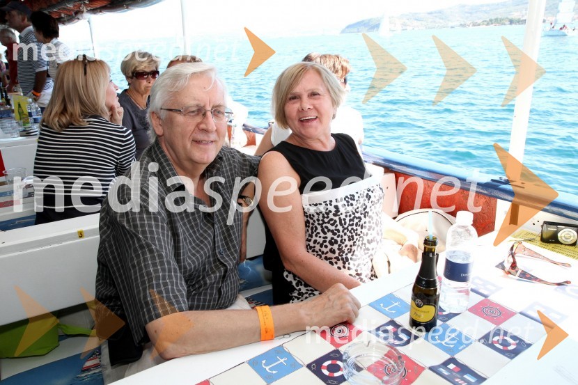 Janina Wyrfel in Andrzej Wyrfel, veleposlaništvo Poljske10. diplomatska regata