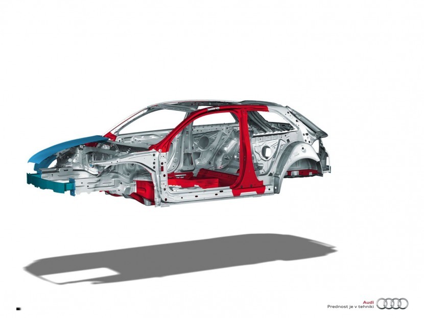 Tehnologija lahke gradnje - komponente karoserije iz različnih materialovNovi Audi A3, slovenska predstavitev