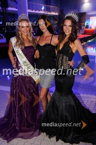 Rebecca Kim Lekše, Miss Earth Slovenije 2011, Jelka Šajn, solastnica licence za miss Earth in Nives Orešnik, Miss Slovenije 2012
Miss Earth Slovenije 2012, finale