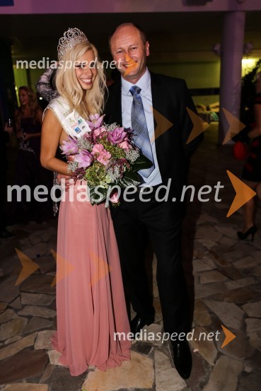 Anjeza Barbatovci, Miss Earth Slovenija 2012, Drago Gavranovič, direktor Miss EarthMiss Earth Slovenije 2012, finale