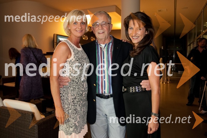 Sonja Poljanšek - Škrabec, lastnica Welness centra Sunny, Peter Čeferin, odvetnik in Betka Šuhel Mikolič, BPROtvoritev medicinsko estetskega centra Estetike Medartis in nove sezone v Sunny studiu