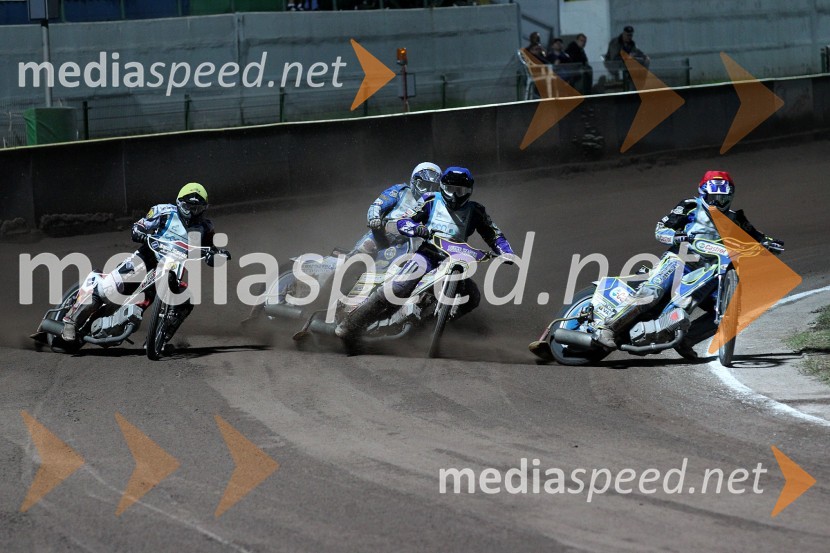 Norbert Magosi, (Madžarska), Michal Szczepaniak, (Poljska), Tobias Busch (Nemčija), Aleš Dryml (Češka)Speedway, evropsko finale posameznikov 2012