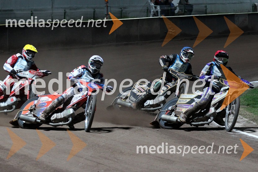 Tomasz Gapinski (Poljska), Andrejs Lebedevs (Latvia), Martin Malek (Češka), Tobias Busch (Nemčija)Speedway, evropsko finale posameznikov 2012