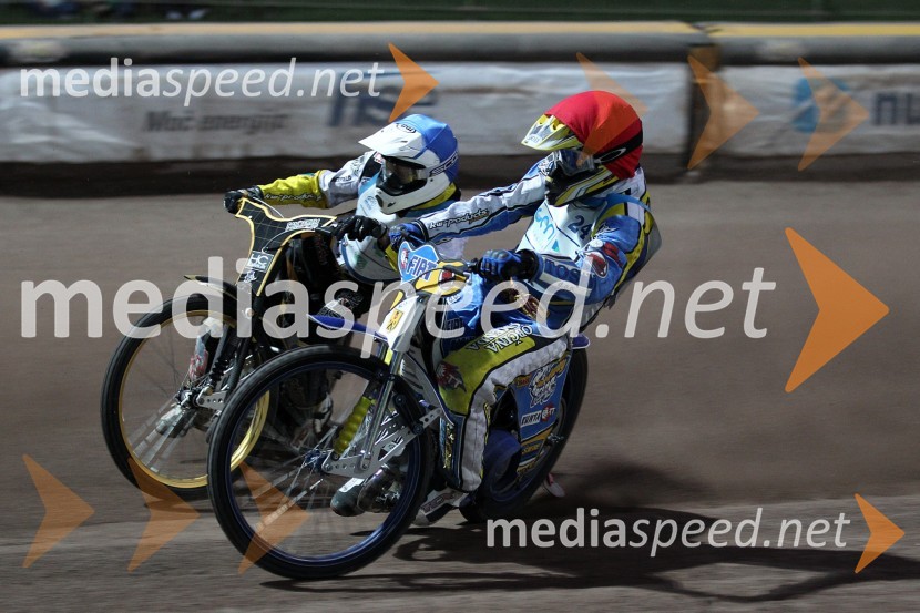 Matic Voldrih (Slovenija), Kenni Larsen (Danska)Speedway, evropsko finale posameznikov 2012